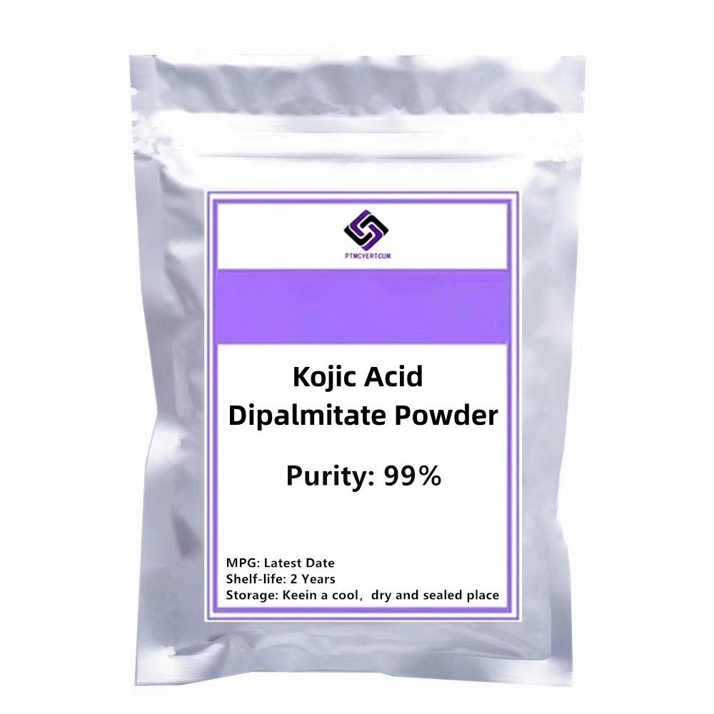 Make-up Raw Material Kojic Acid Dipalmitate Skin Whitening Soap 99% Powder Make Festival Glitter Face Body Gel Cream Serum