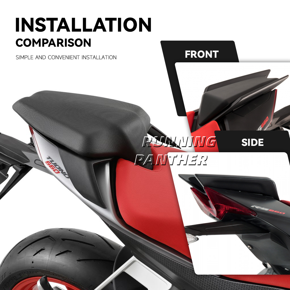 2020-2022 RS660 NEW Motorcycle Passenger Rear Seat Cover Fairing Seat Cowl Hump Spoiler FOR Aprilia RS660 RS 660 Tuono 660 RSV4