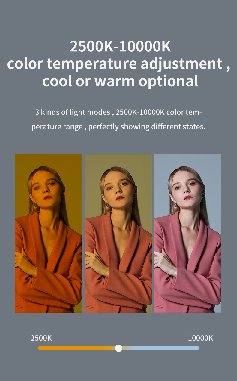 Ordro SL120 RGB Compact Video Light Mini Camera Lights Youtube Tiktok Live Stream Videos Lighting LED Photography Lamp 3000mAh