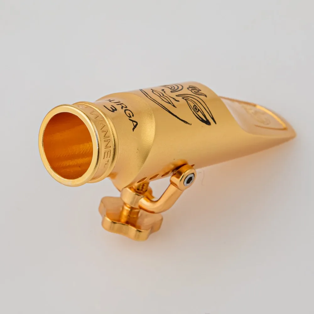 High Quality Professional Tenor Soprano Alto Saxophone Metal Mouthpiece Gold Plating Sax Mouth Pieces Accessories Size 5 6 7 8