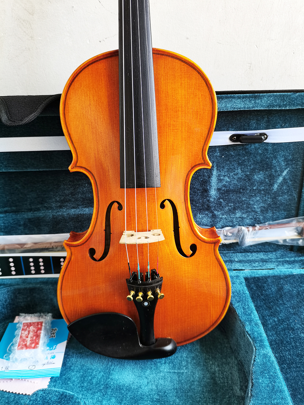 golden yellow handmade violin 4/4 Spruce Maple Back violin Beginners student Professional musical instrument violino Free Shipp