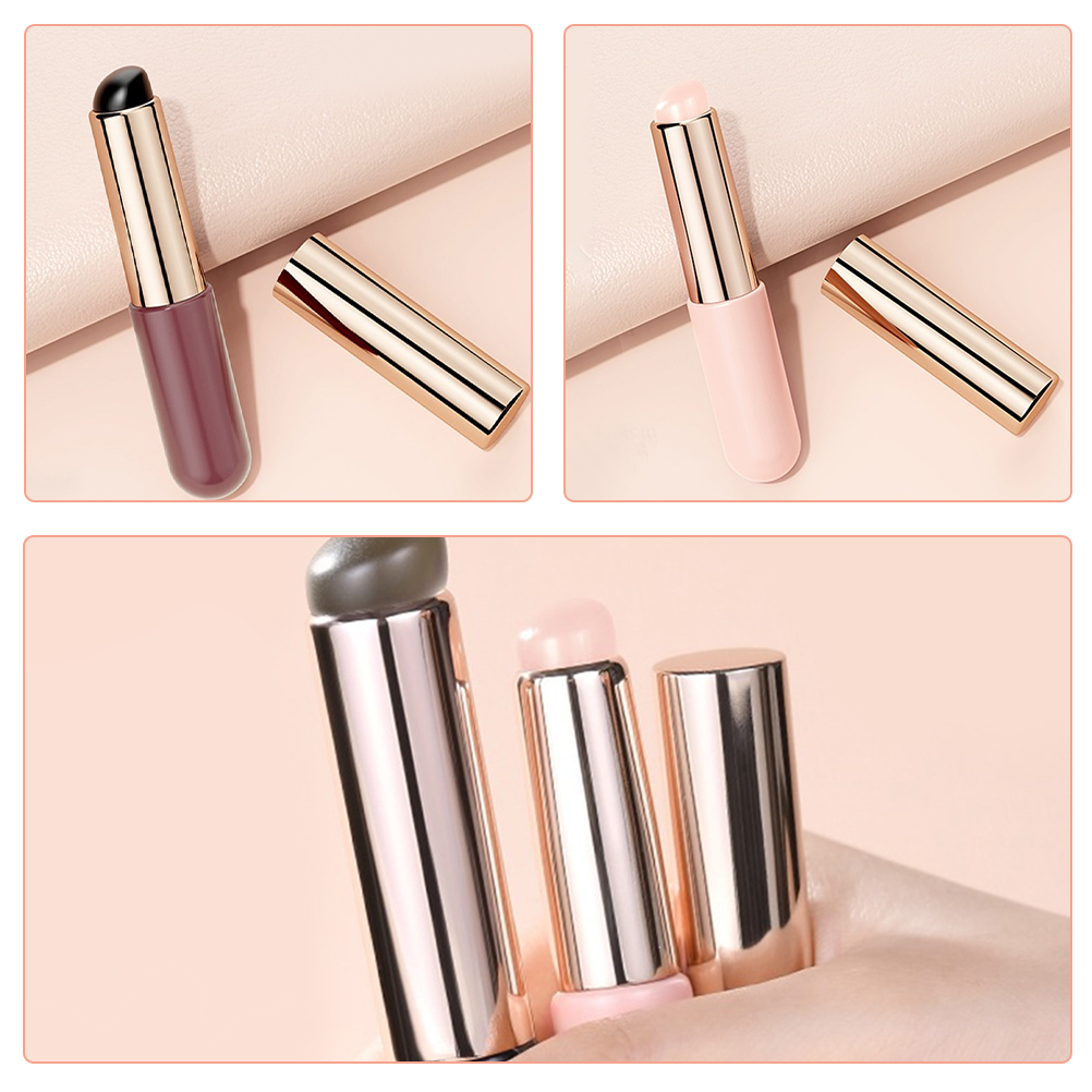 3 Pcs Manicure Tools Applicator for Nails Brush Lip Applicators Silicone Powder Supplies