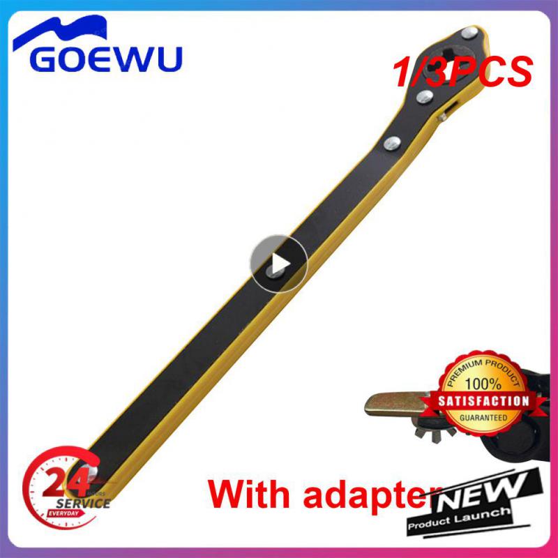 1/3PCS Car Labor-saving Jack Ratchet Wrench Scissor Jack Garage Tire Wheel Lug Wrench Handle Labor-saving Wrench Car Repair Tool