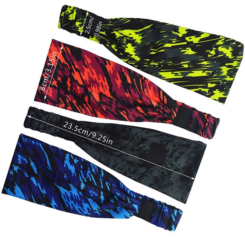 1Pcs Ultra-Thin Sports Sweatband Breathable Absorbent Headband Sweat Hair Head Band Soft Smooth Outdoor Sport Yoga Headband