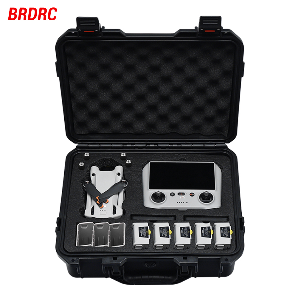 Storage Case for DJI Mini 3/3 PRO Drone Portable Suitcase Hard Shell Waterproof Explosion-proof Carrying Box for DJI RC/RC-N1