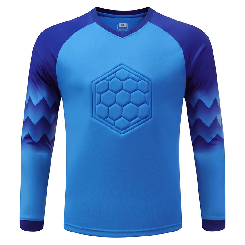 2022 New Football Long Sleeves Goal Keeper Uniforms Sport Training New Breathable Top Soccer Goalkeeper Jersey sportswear