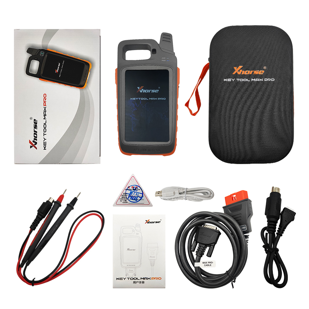 Newest Xhorse VVDI Key Tool Max PRO With 10pcs Universal XKKF20EN Remote Key Combines Key Tool Max and Mini OBD Tool Functions