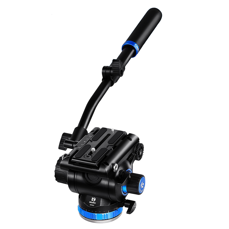 Benro S6N S6 PRO Video Head Two-Dimensional Aluminum Pan-tilt For SLR Photography Camera Tripod Monopod Bird Shooting