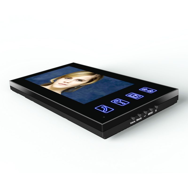 7" Video Door Phone Intercom Doorbell with 2pcs 1000TVL Outdoor Security CCTV Camera wifh 1 pcs Indoor Monitor Home Security