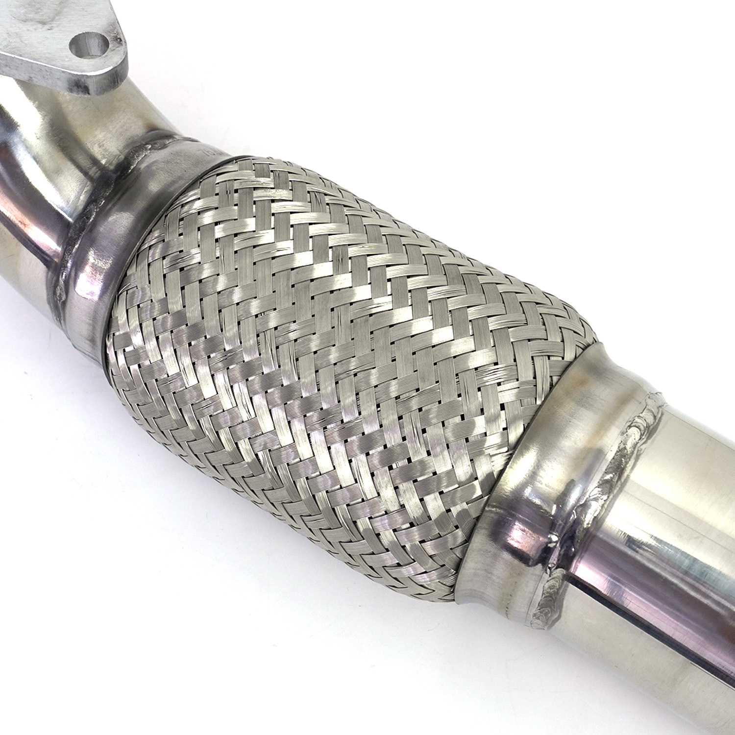 Car MK5 MK6 GTI Downpipe 2.5inch - 3inch Down Pipe for Audi A3 for Volkswagen VW Golf MK5 MK6 GTI Jetta 2.0T TSI 63mm to 76mm