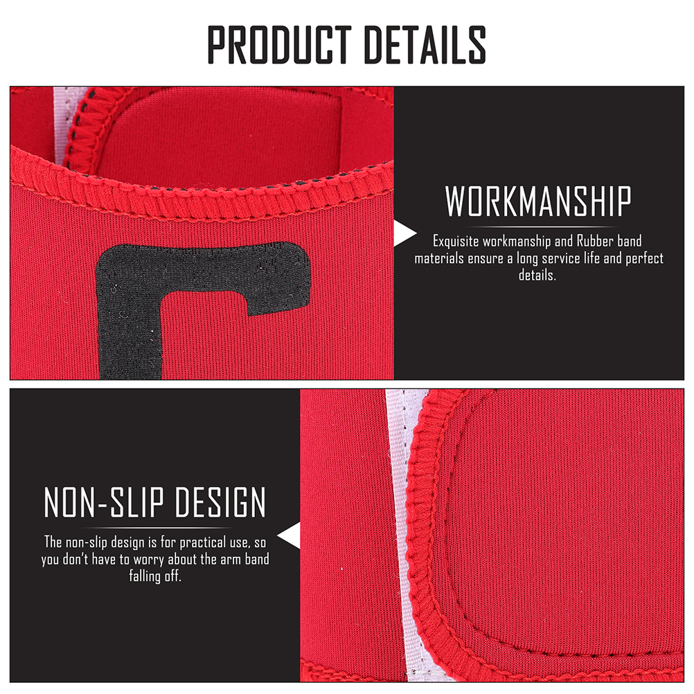 3 Pcs Captain Armband Professional Soccer Elastic Supply Accessory Football Sports