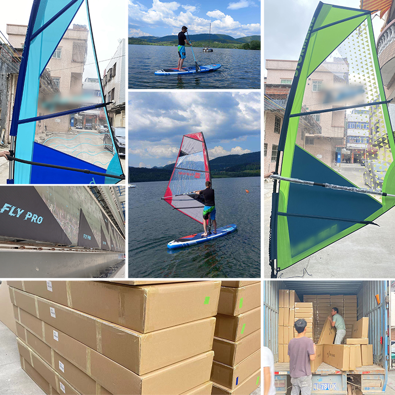 Spatium Inflatable Windsurf Board kite Surfing Supboard Windsurfing Board With Sail For Youth Sup Paddleboard