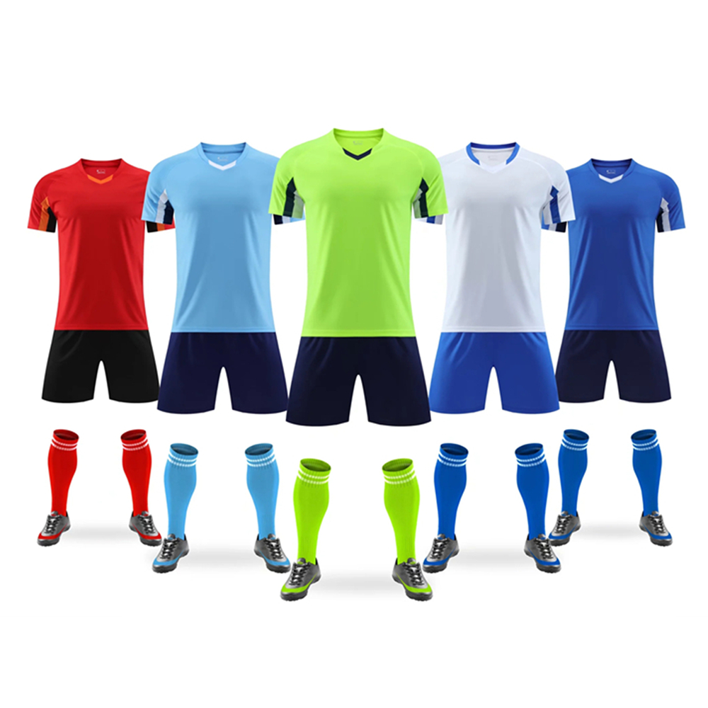 Football Jersey Sets Kids Men Soccer Tracksuit Boys Women Football Training Uniform Adult Team Sportswear Print Name Number Logo