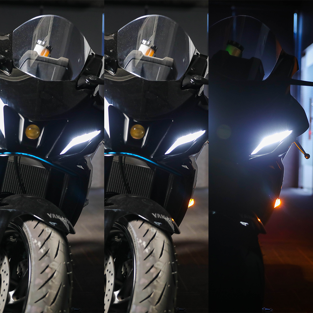 New For YAMAHA YZF R7 R6 R1 R1M Turn Signals Light Flasher LED Motorcycle Accessories YZFR1 YZFR7 YZFR6 Flashing Indicator Light