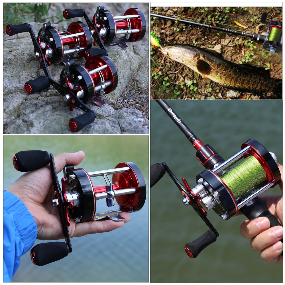Sougayilang 6+1BB Trolling Fishing Reel 4000 5000 6000 EVA Handle Right Hand Baitcasting Reel Saltwater Carp Sea Fishing Reel