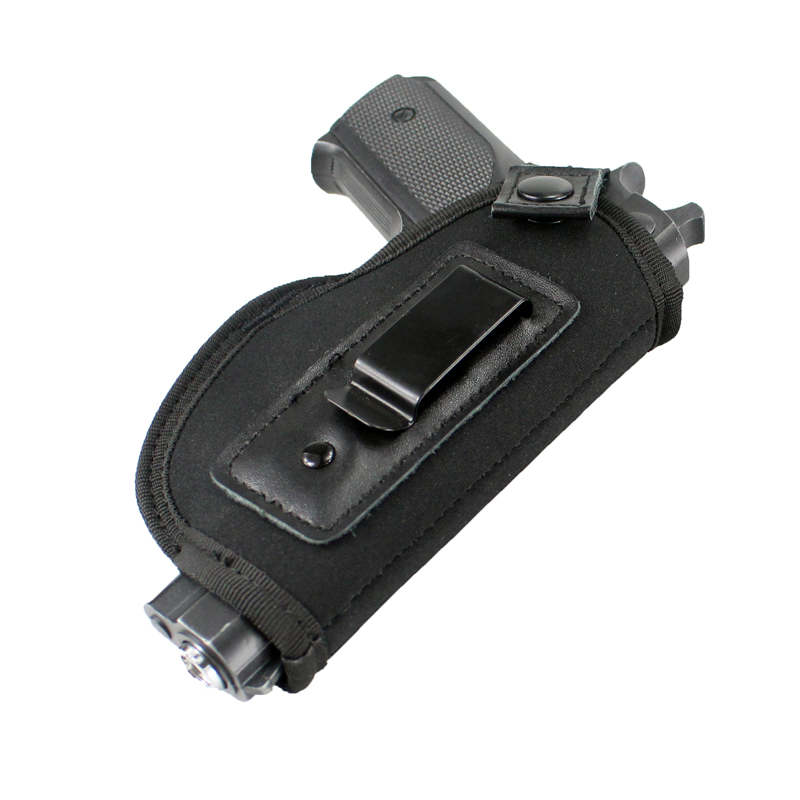 Concealed Carry Tactical Belt Neoprene IWB Holster with Metal Clip Men Women Unisex Holsters for Subcompact and Compact Handguns