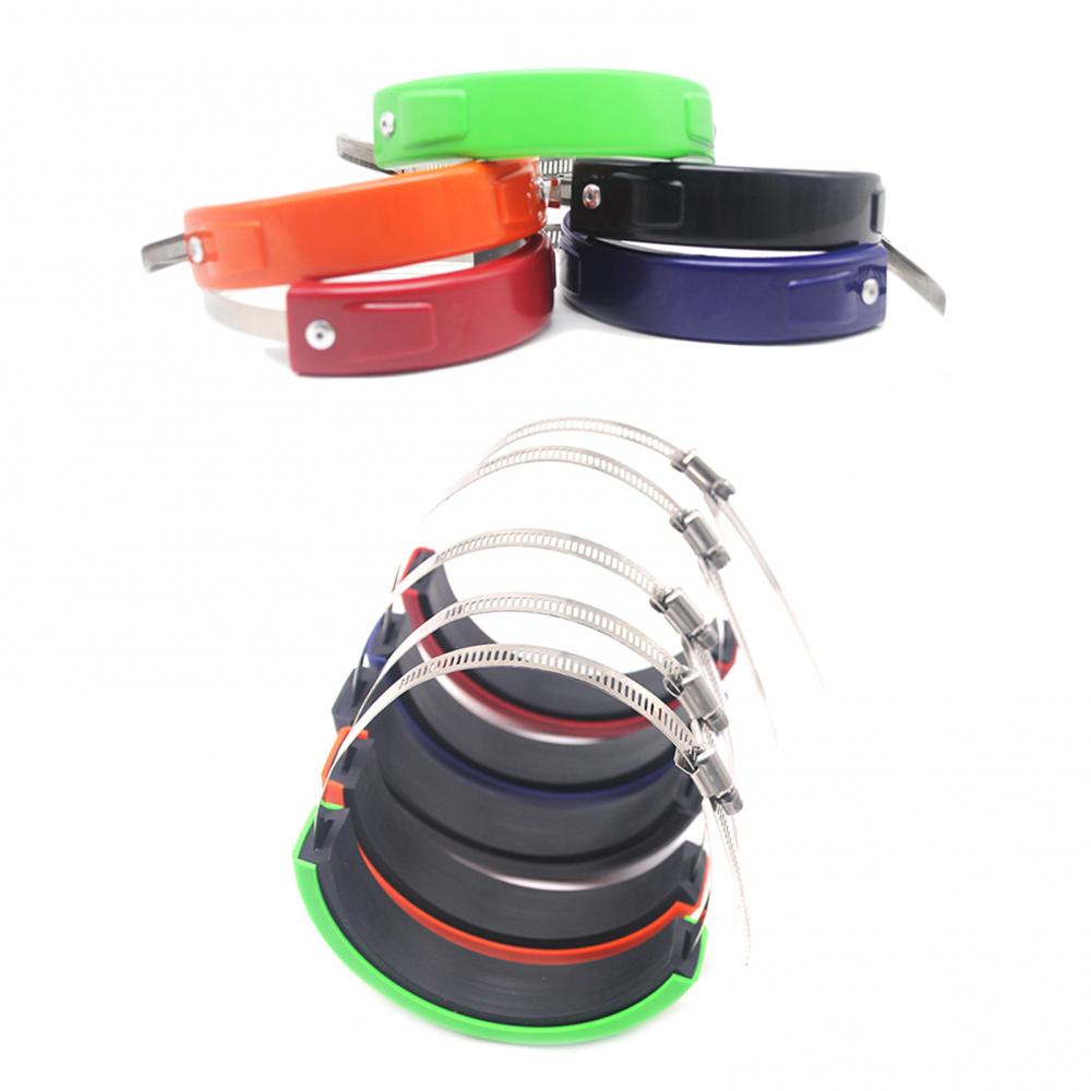 100-160mm Round Metal Exhaust Funnel Clamp Support Bracket For Exhaust Pipe Muffler Escape Motorcycle Repair Parts Accessory