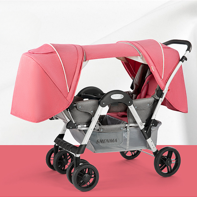 Twin Baby Stroller Can Be Detached Second Baby Stroller High view Adjustable Toddler Strollerv fold Baby Stroller 0 To 3 Years