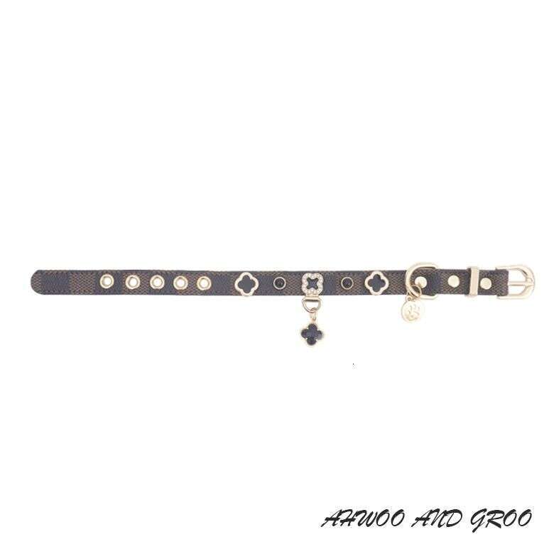 Comfortable Skin Feel PU Leather Small and Medium sized Dog Neck Cat Collar Pet Supplies Cat collar leash high quality