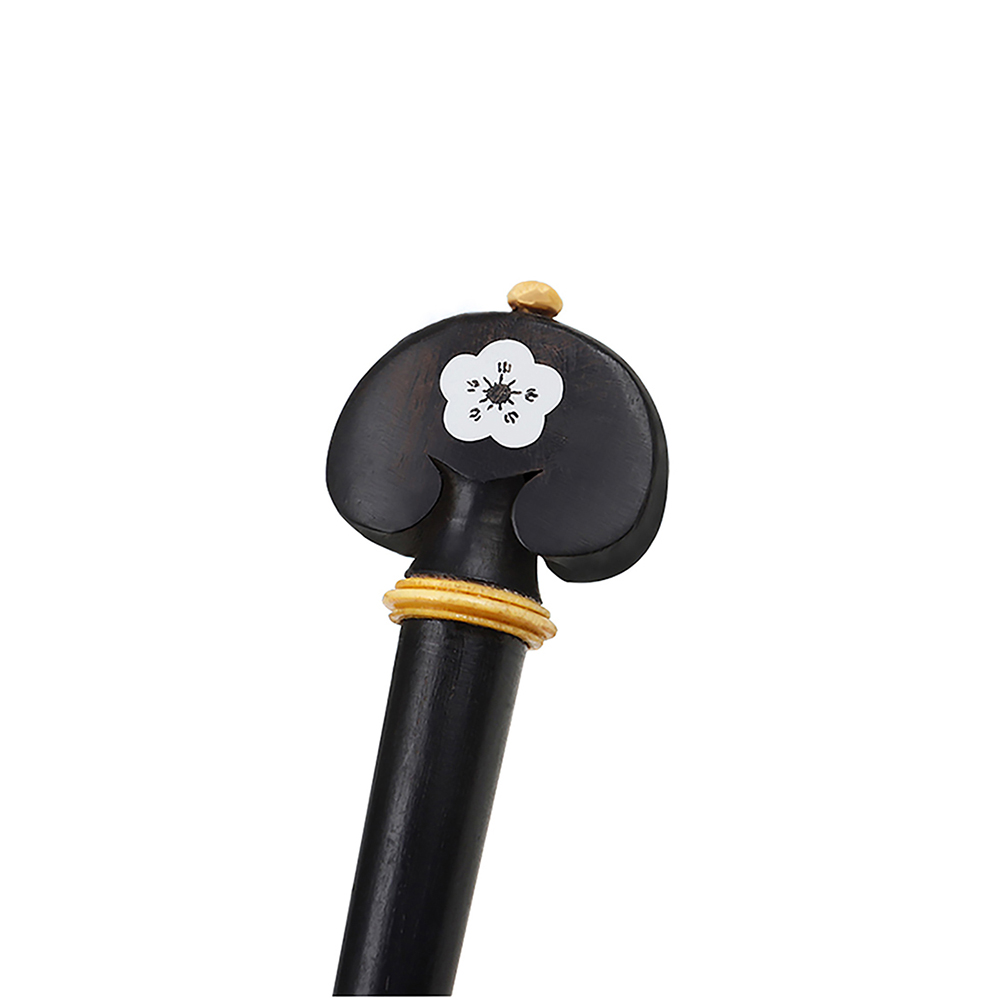 4Pcs/Set Violin Tuning Pegs Ebony Fine Tune Pegs Fiddle Parts High Quality String Instrument Accessories for 3/4 4/4 Violin