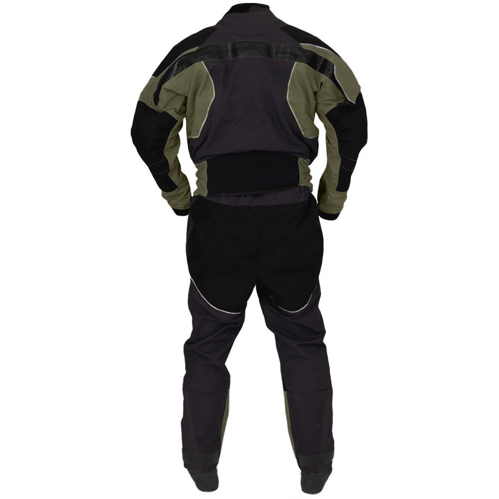 Kayak Drysuit for Men, Latex Cuff and Splash Collar, Ocean River Paddling, Kayaking Surfing Suits, MD36