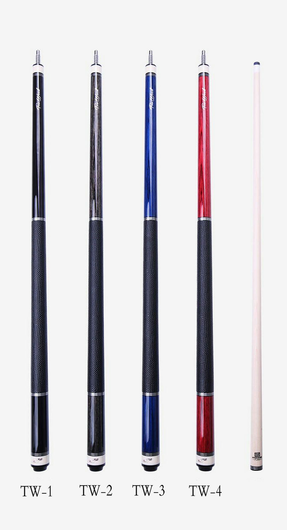FURY 58" TEC WOOD Hybrid HT2 Shaft Billiards Pool Cue Stick 12.5mm Set