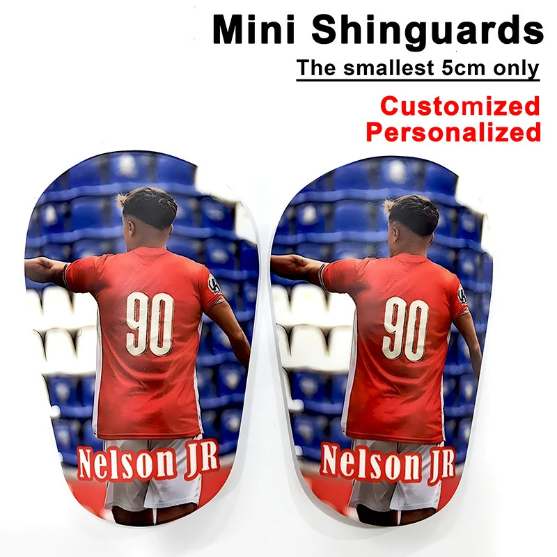 Children Adult Super Mini Shin Guards Personal Po Customization Football Sports Shinpads Customized kids Calf Leg Protector 240625