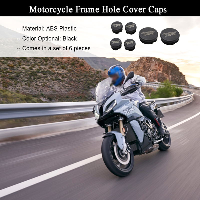 6PCS Chassis Plugs For BMW S1000XR S 1000XR 2013-2022 2019 2020 2021 Motorcycle Frame Hole Cover Caps Plug Frame Cap S1000 XR