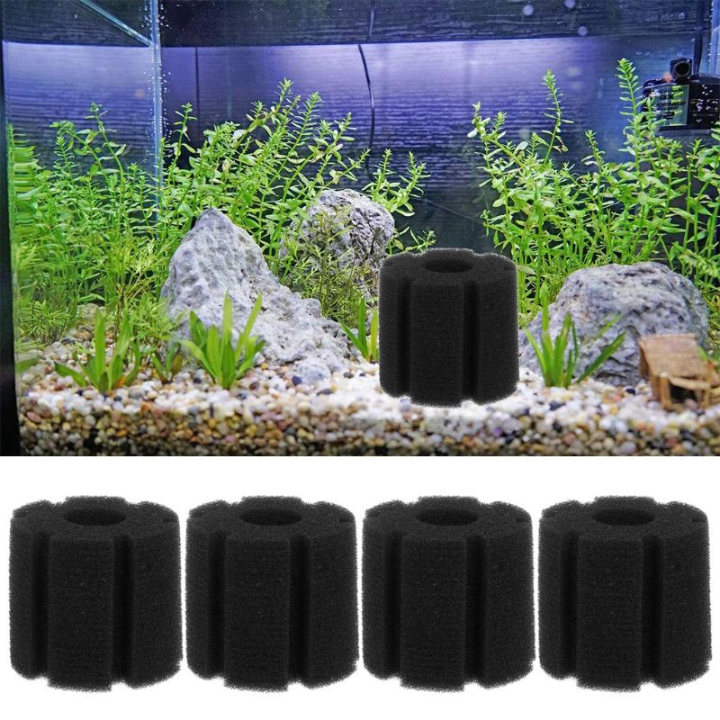 4Pcs Aquarium Fish Tank Replacement Sponges For Bio Sponge Filter XY-180
