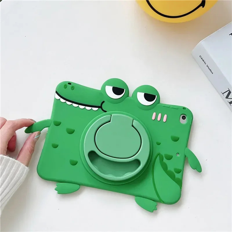 For iPad 7th 8th 9th 10.2 10 10th Gen Case 360 Rotation Stand Cover For IPad Air 2 3 4 5 10.9 Mini 6 Pro 9.7 11 Kids Cases 240621