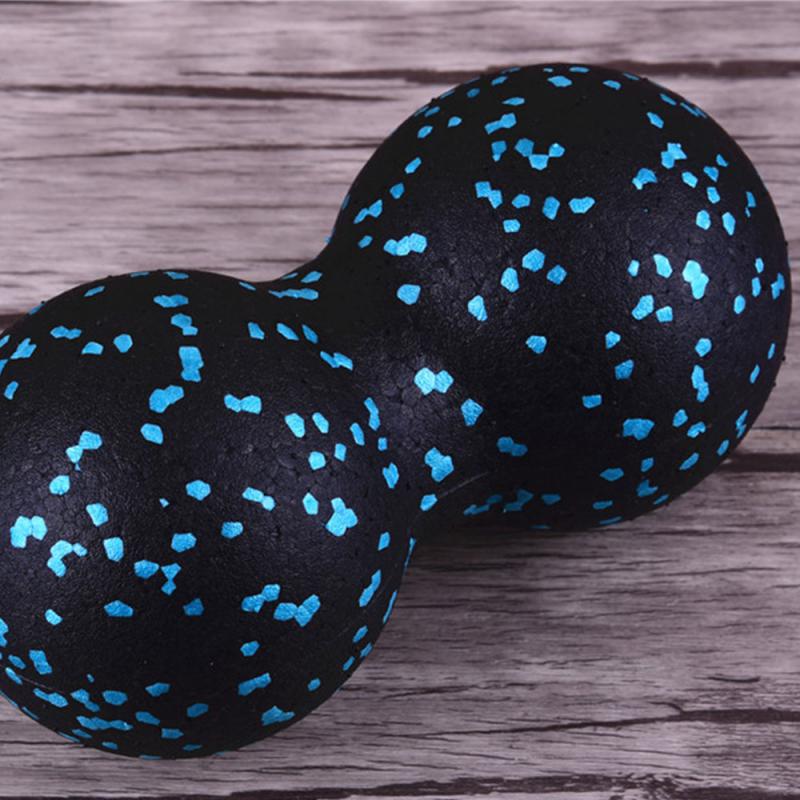 Yoga Massage Roller Ball Peanut Double Lacrosse Spiky Fasciitis Balls Back Ball For Plantar Relief Mobility Myofascial Pain