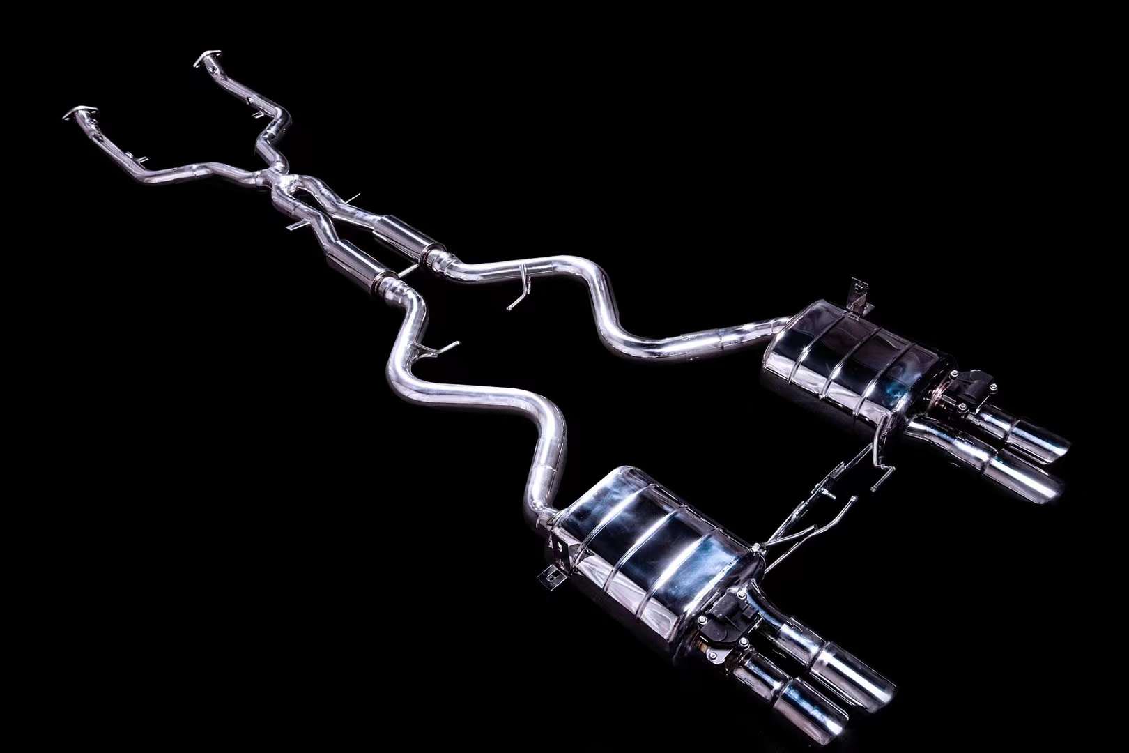 Modificado Tubo de escape silencioso, Sports Car Sound Wave, adequado para BMW M3, E90, E92, E93