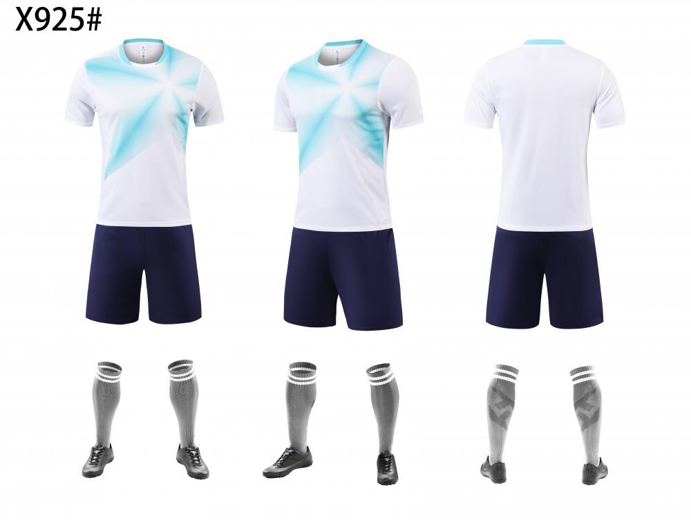 New Football Outfit Tracksuit Kids Men's Soccer Jerseys Set Boys Adult Running Training Uniform Soccer Team Shirt Suit Equipment