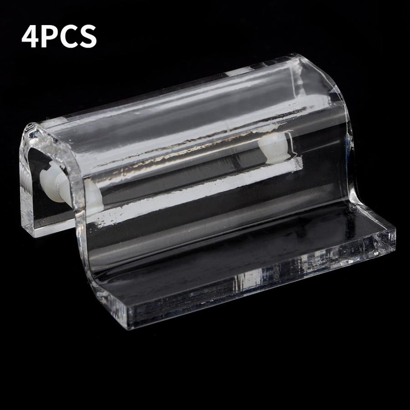 4PCS Fish Tank Acrylic Cover Holder Clear Clip Holder Support Bracket Support Frame Aquarium Accessories Aquarium cover bracket
