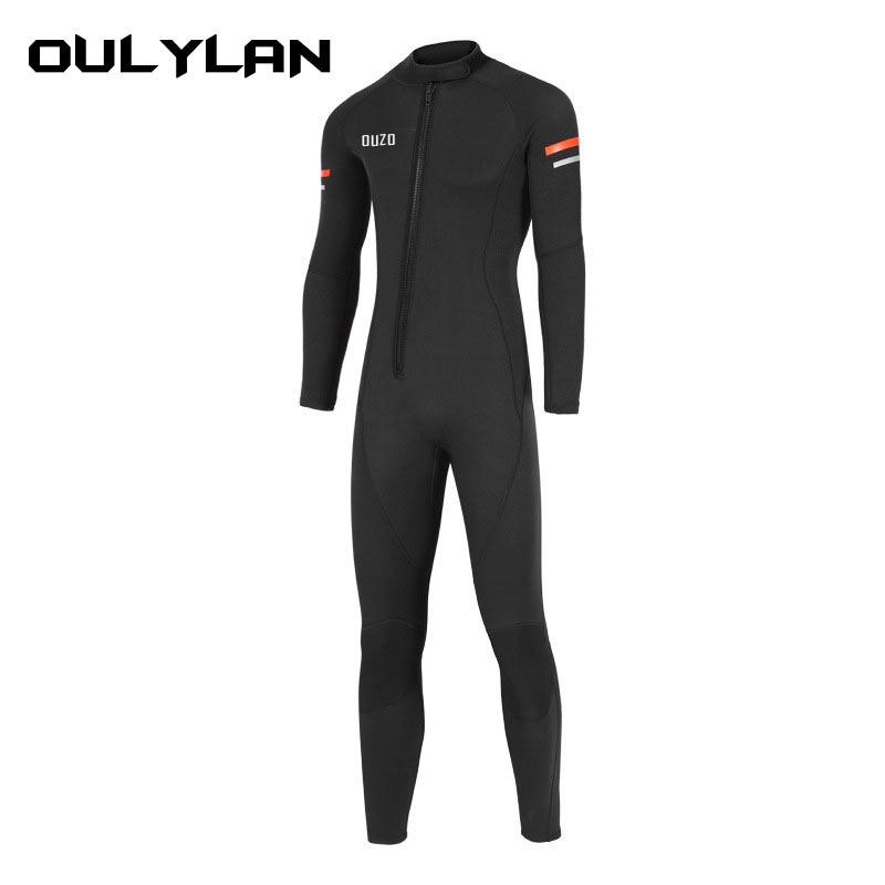 Oulylan 1.5MM Neoprene Wetsuit Men Surf Scuba Diving Suit Equipment Underwater Fishing Spearfishing Kitesurf Swimwear Wet Suit