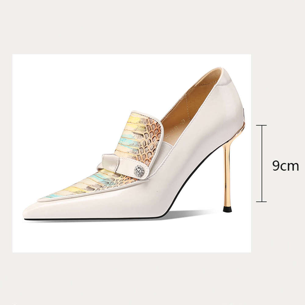 Luxe Snake hot Skin Pointed Toe Stiletto Heels - Metal Accent, Sexy Pumps for Special Ocns