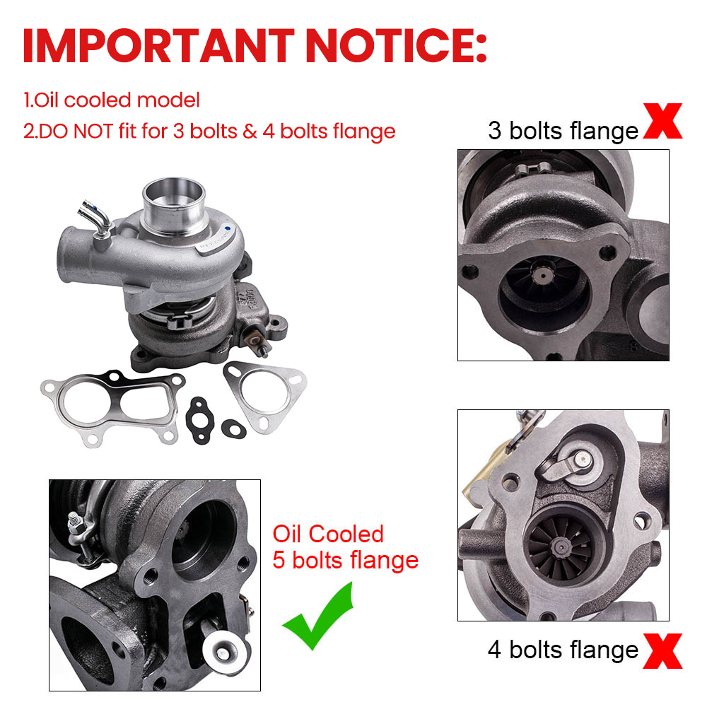 Turbo Charger for Mitsubishi Pajero Montero 4D56 2.5L TD04-11G Oil Cooled 49177-02500 49177-02501