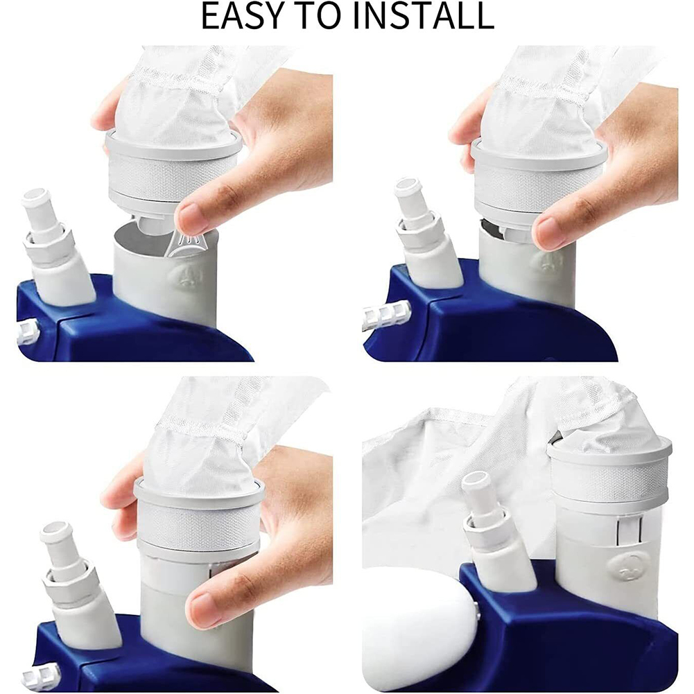 2 PcsZippered Bag Pool Cleaner Bags All Purpose Filter Bag For Polaris 280 480 Part K13 K16 Swimming Pool Cleaner Bags Accessory