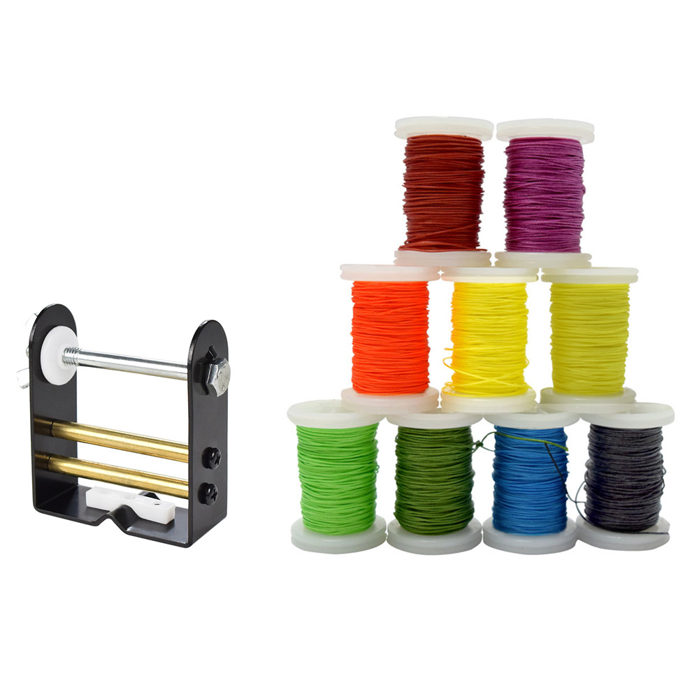 1X Bow String Serving Jip Set with 0.025" 30 Meter/Roll Bow String Serving Thread Various Bow Archery Hunting