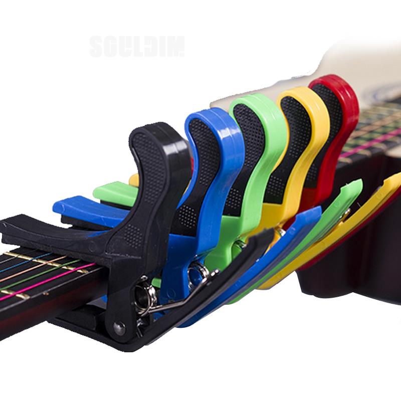 1pcs Guitar Capo Guitar Capodaster Clamp Key Tone Adjusting for Electric Acoustic Guitar Ukulele Accessories