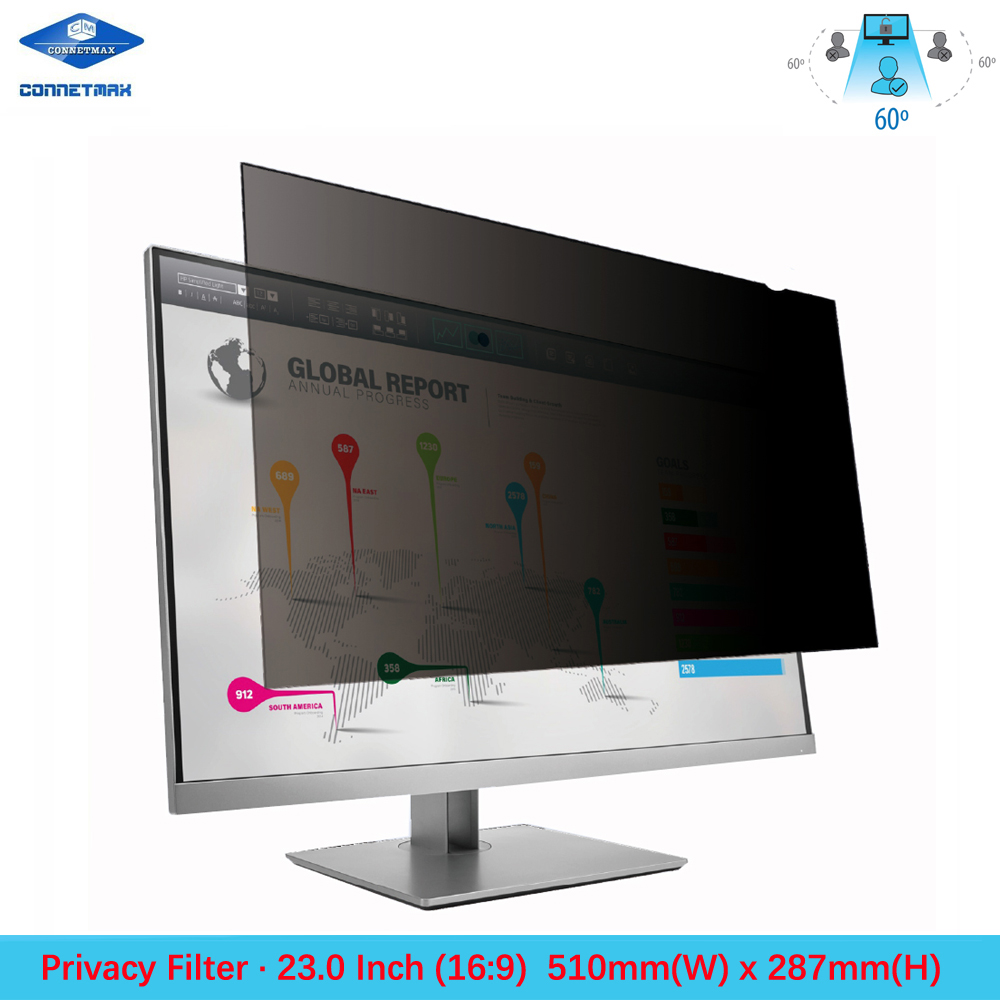 23.0 Inch(Diagonal) Privacy Filter Screen Protector Film for Widescreen Desktop Monitors 16:9 Ratio