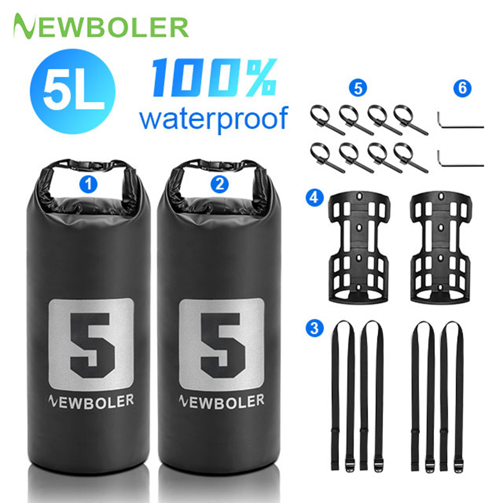 Newboler 2023 Draagbare Waterdichte Fiets Vorktas 5l Draagbare Fietstas Elektrische Scootertas Fiets Voortas Fiets Vorktas