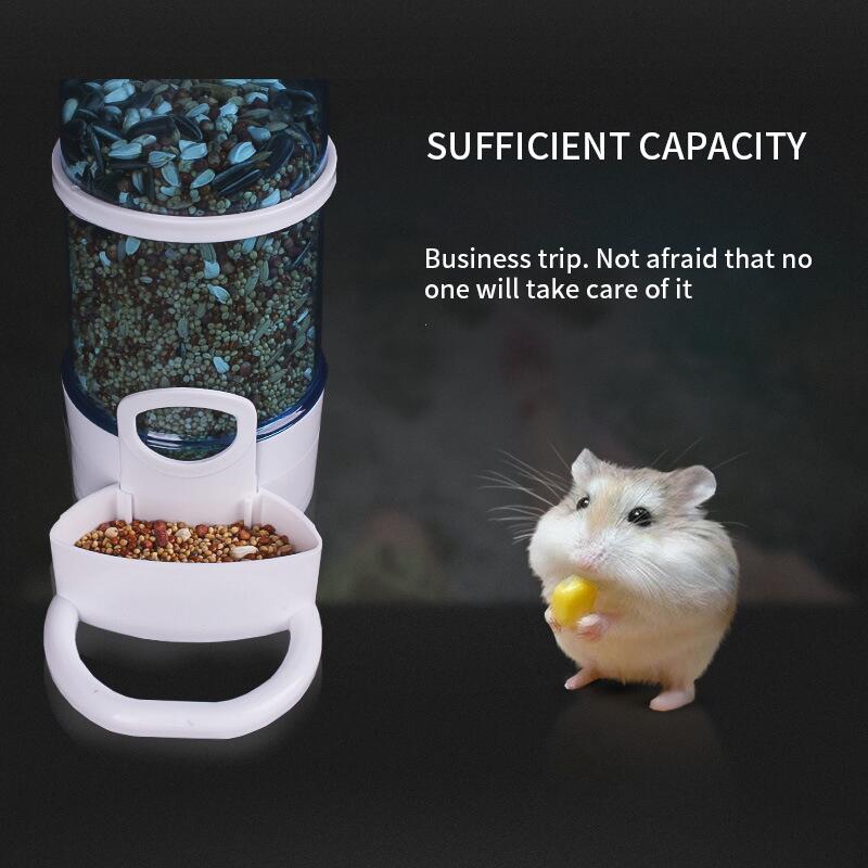 Small Pet Hamster Guinea Pig Hedgehog Bird Pet Food Bowl Supplies Automatic Feeder Water Dispenser