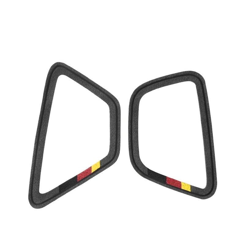 Made of Alcantara For BMW G30 G32 Series 5 6 GT Dashboard Side Air Vent Outlet Trim Frame MP Sticker Car Interior Accessories