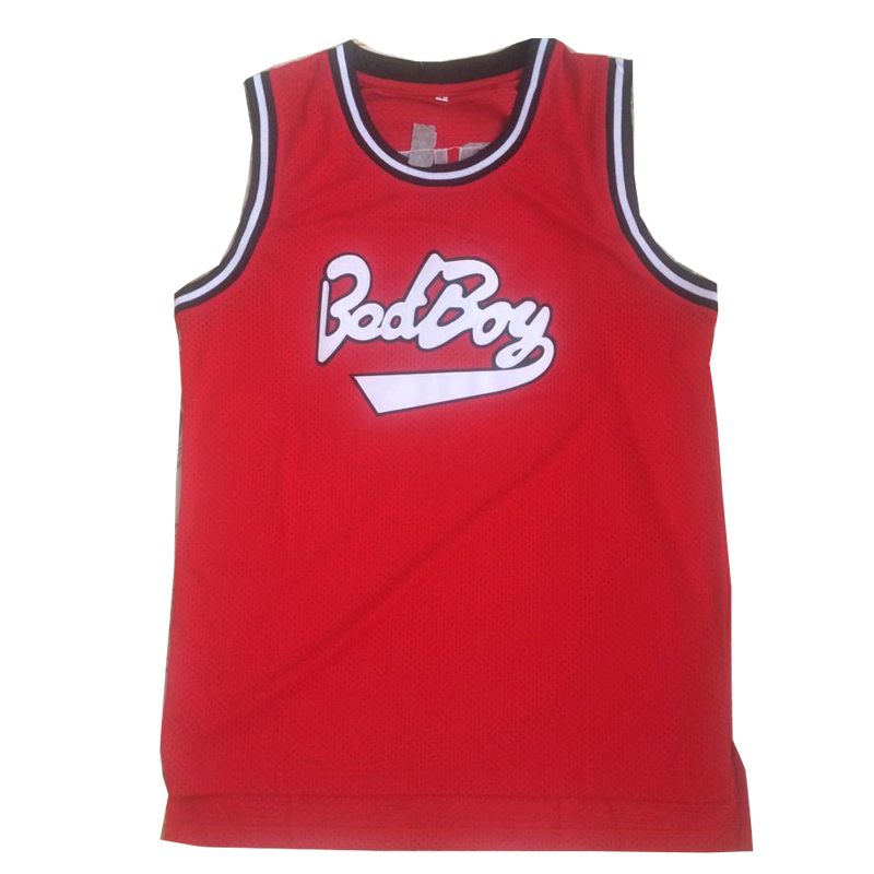 BG basketball jerseys bad boy 72 SMALLS jersey Embroidery sewing Outdoor sportswear Hip-hop movie jersey RED2020 summer