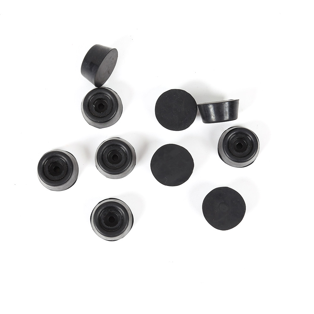 10pcs Pool Cue Bottom Rubber Plug Rod Tail Cover Case Billiard Accessories