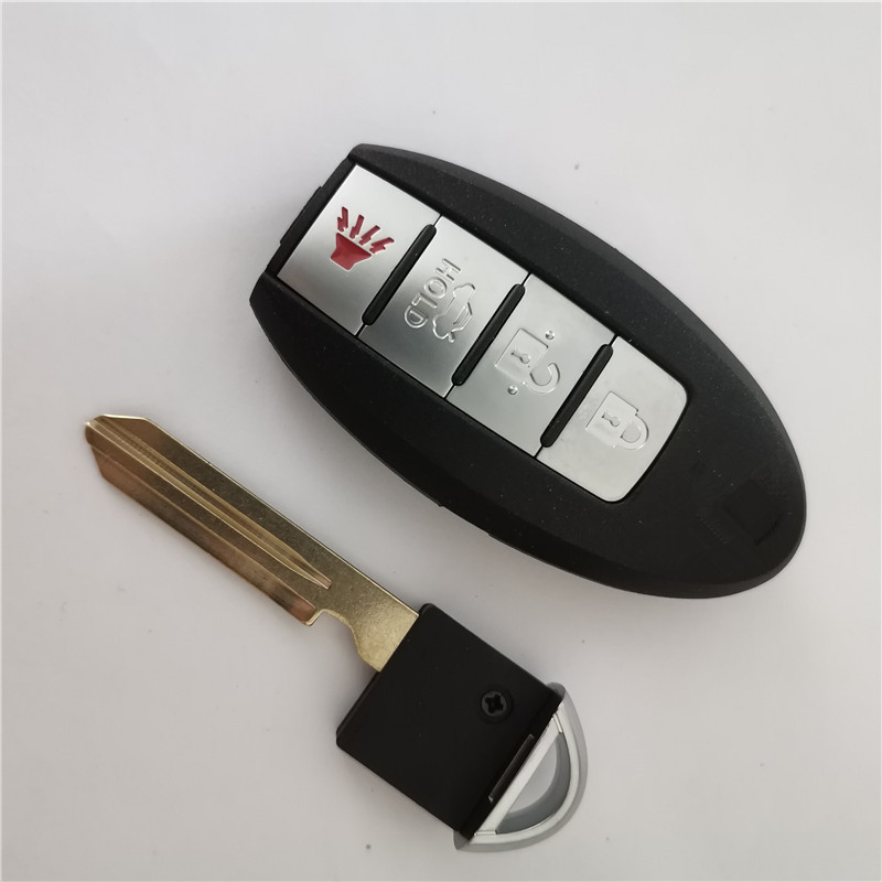4 Buttons Car Smart Remote Key Fob Case Shell Fit for Nissan Altima Maxima 2012 2011 2010 2009 2008 2007