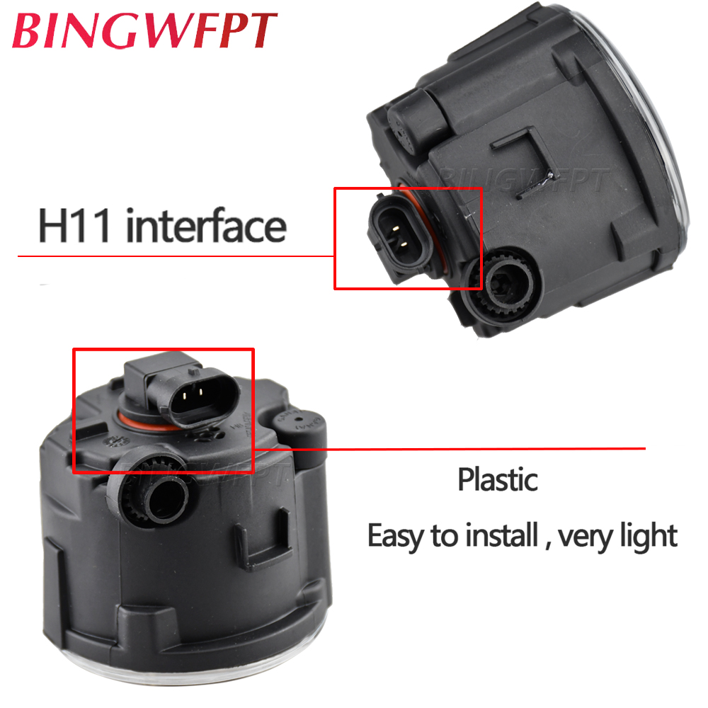 For Infiniti EX25 M25 M56 FX FX35 FX37 FX45 FX50 FX30D 2006-2015 Car LED Fog Light Daytime Running Light DRL 12V 2 Pieces