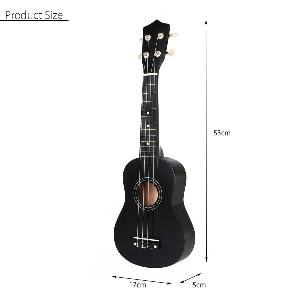 21 inch Soprano 4 Strings Hawaiian Guitar Basswood Guitar Kids Gift Musical Instruments for Music Beginner