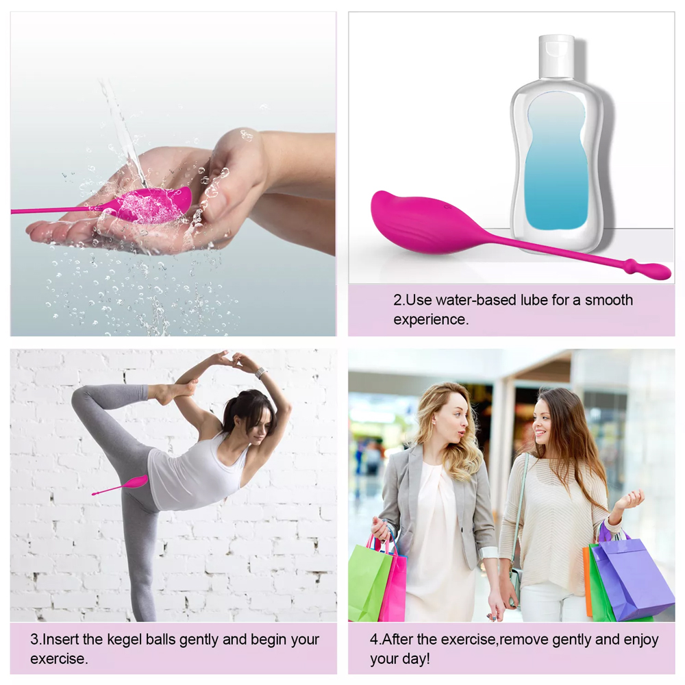 New Ben Wa Ball Kegel Balls for Women Kegel Exercise Weights Balls for Beginners and Advanced Waterproof Premium Kegel Exercise